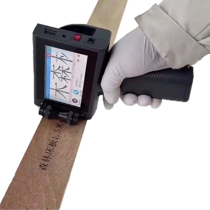 Portable Intelligent Handheld Inkjet Printer Gun Multi-language Production Date QR Code for Packaging Bag Small Cardboard Box